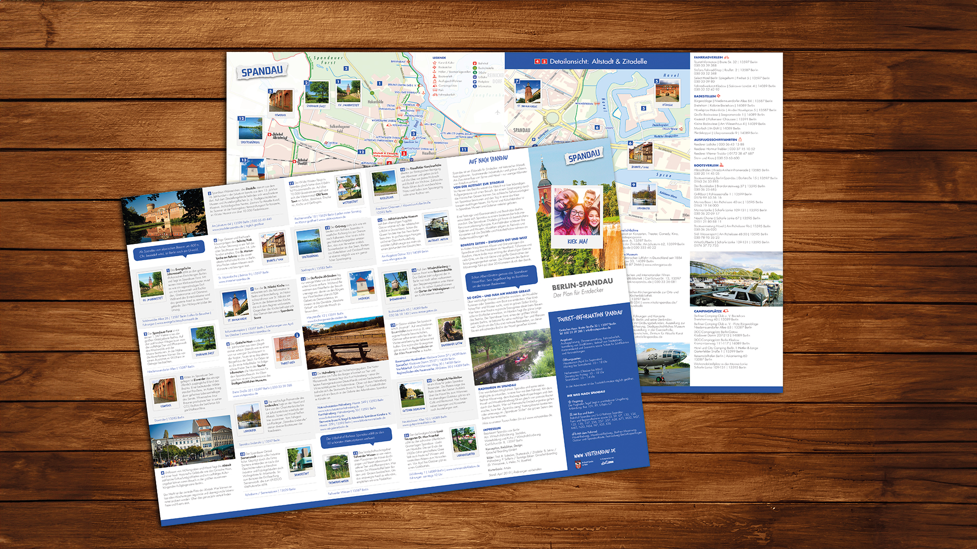 Visit Spandau — Faltkarte